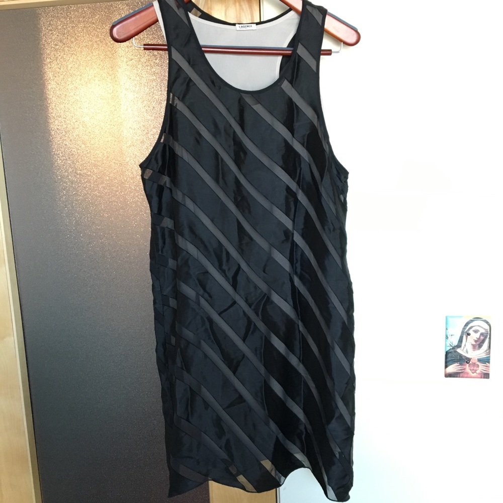 L’agence Silk Shift Dress and Slip NWT